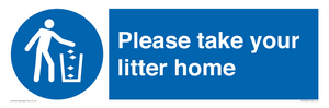 Please take your litter home